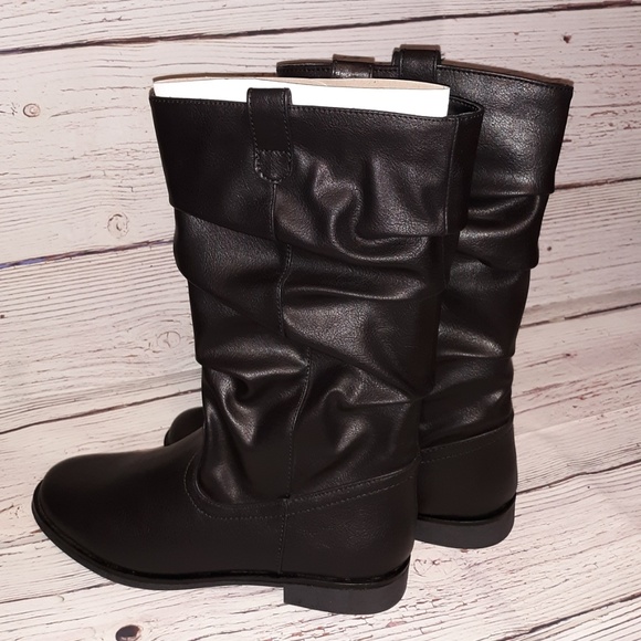 Childrens place black boots Clearance